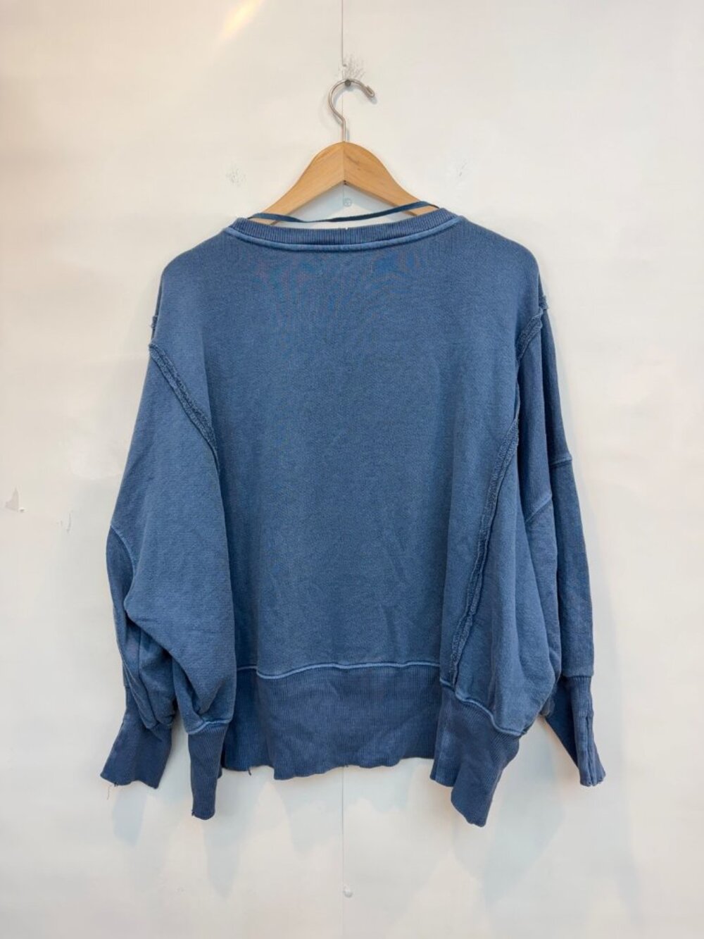 We The Free Camden Graphic Sweatshirt Blue Size XS Denver Oversized NWT $98 - Picture 5 of 7